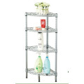 Adjustable Chrome Metal Bathroom Rack (CJ9045180A5C)